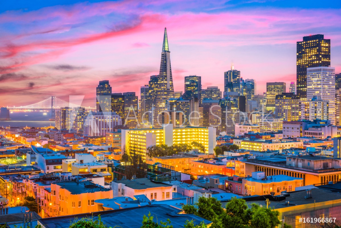 Afbeeldingen van San Francisco California USA Skyline